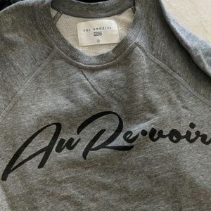 Bralette & sweatshirt